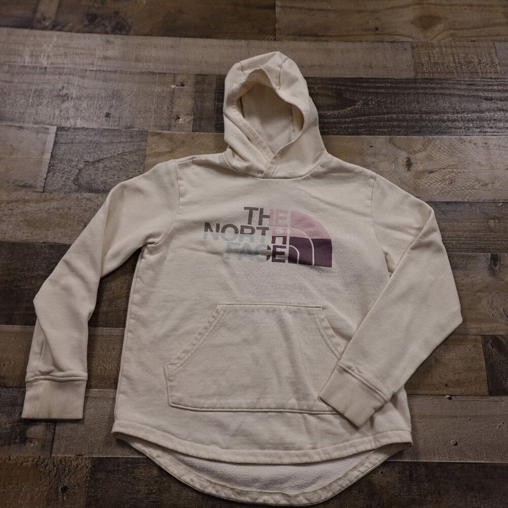 The North Face‎ pullover hoodie girl's medium 10-12 oat